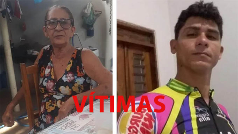 Imagem 1 -  Suspeito de matar mãe e filho em Felipe Guerra em 2021 é preso em Fortim/CE. De acordo com as investigações, o crime ocorreu em 2021, na cidade de Felipe Guerra. As vítimas foram Antônia Geides de Góis e Silva, de 65 anos, e o filho dela, Paulo Wictor de Góis e Silva, de 35 anos. O suspeito preso teria cometido o crime em conjunto com outro suspeito, que segue foragido. Após diligências investigativas, os policiais civis da delegacia de Apodi/RN, com o apoio da Polícia Civil do Estado do Ceará, localizaram o suspeito no município de Fortim/CE e realizaram sua captura, nesta quinta-feira (13).