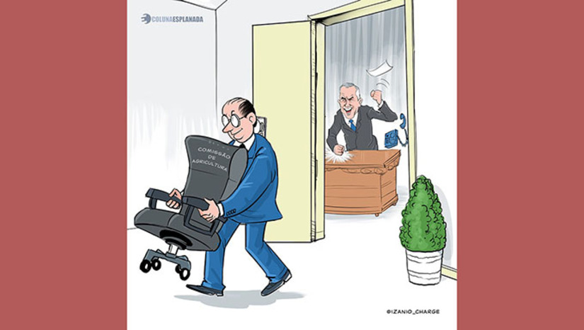 Imagem 1 -  O PP da Câmara perdeu a presidência da Comissão de Agricultura para o PL por intransigência dos deputados Evair de Melo (PP-ES) e Vicentinho Alves (PP-TO). Na reunião ontem na Liderança do Partido, Alves deu socos na mesa dizendo que, se não fosse o Evair, ele também disputaria a presidência da Comissão. Os dois ficaram na terra arrasada. O PP preferiu a Comissão de Ciência e Tecnologia, que ficará com Ricardo Barros (PP-PR).
