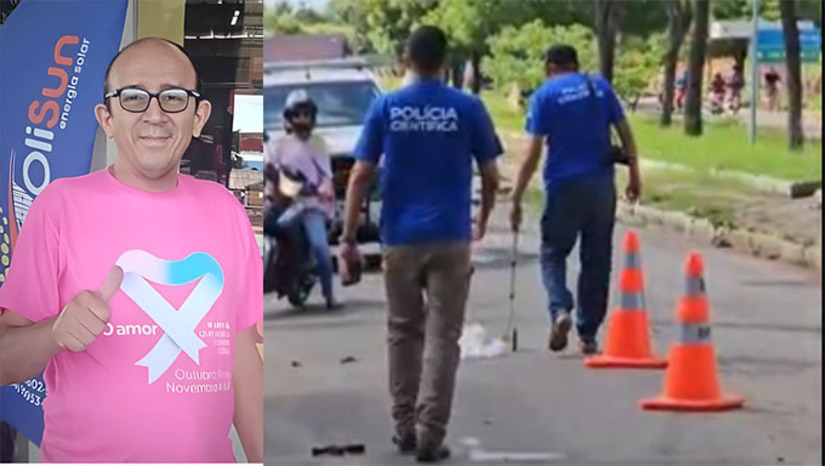 Imagem 1 -  Netão foi atropelado e morto por Lucas Vinícius quando pilotava sua moto pela Av Abel Coelho, em frente ao Porrêta Burger, no Abolição III, no dia 22 de março de 2025, em Mossoró-RN. Lucas foi preso em flagrante por homicídio culposo, pagou fiança de R$ 1.500 e aguarda a tramitação do processo em liberdade. O caso está sendo investigado pelo delegado José Vieira, que, por sua vez, aguarda as perícias técnicas realizadas pelo ITEP no local para relatar o inquérito a Justiça indiciando Lucas Vinícius por homicídio culposo ou doloso.