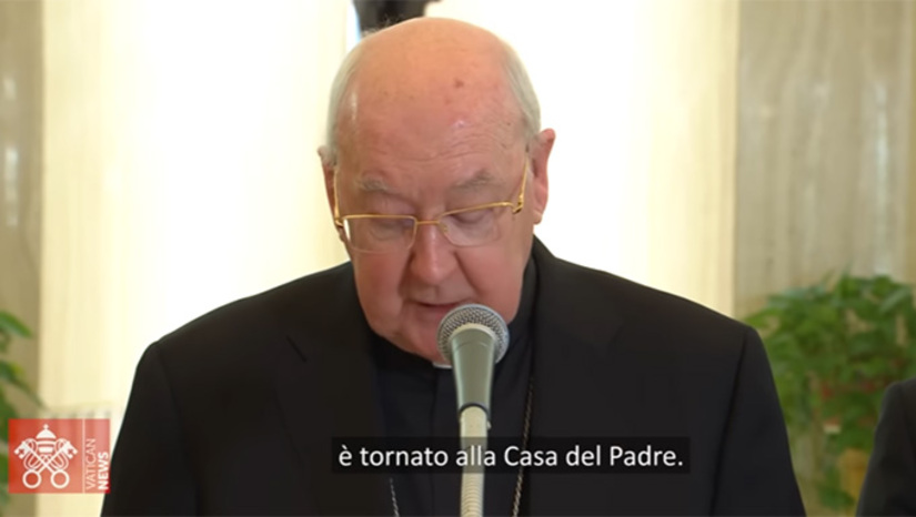 Imagem 1 -  O anúncio foi feito pelo Bispo de Roma, Camerlengo Kevin Farrel, da Capela da Casa de Santa Marta, no Vaticano. "Queridos irmãos e irmãs, com profunda tristeza devo anunciar a morte de nosso Santo Padre Francisco. Às 7h35 desta manhã, o Bispo de Roma, Francisco, retornou à casa do Pai. Toda a sua vida foi dedicada ao serviço do Senhor e de Sua Igreja” O Papa Francisco, que é Argentino, havia assumido o pontificado no ano de 2013. Com informações do Site Vatican News.