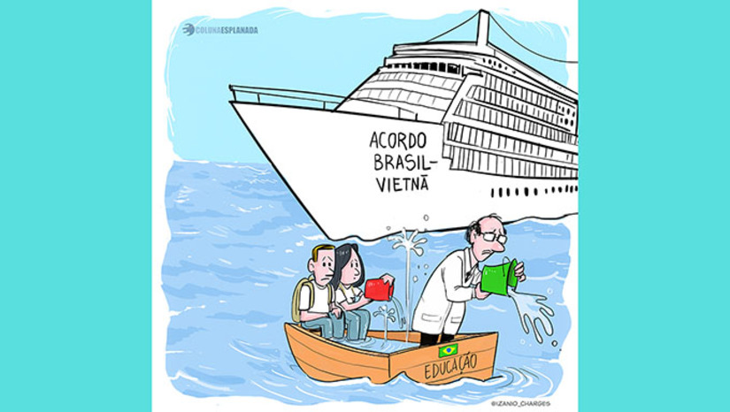 Imagem 1 -  O Governo acaba de enviar para a Câmara o texto do acordo educacional firmado pelo Brasil com o Vietnã, que avaliza a entrada de estudantes vietnamitas nos Programas de Estudante-Convênio de Graduação e de Pós-Graduação nas universidades brasileiras. O País já tem estudantes e pesquisadores credenciados de 71 nações.
