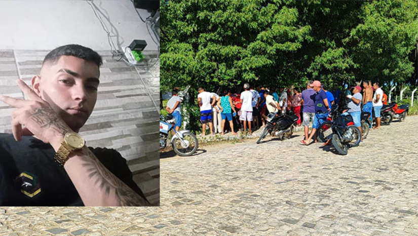 Imagem 1 - Moradores do Bairro Cigana ouviram tiros durante a madrugada e no início da manhã desta segunda-feira, 21, encontraram o corpo de um homem conhecido por Douglas. A Policia Civil e o ITEP foram acionados ao local para o início das investigações. Imagem 1 - Moradores do Bairro Cigana ouviram tiros durante a madrugada e no início da manhã desta segunda-feira, 21, encontraram o corpo de um homem conhecido por Douglas. A Policia Civil e o ITEP foram acionados ao local para o início das investigações.