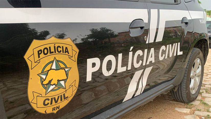 Imagem 1 -  O corpo da criança, segundo relata os pais ao confessar o crime na Polícia, estaria enterrado numa olaria desativada na zona rural de Afonso Bezerra; A Polícia realiza buscas para encontrar o corpo e dá seguimento ao trabalho de investigação no caso.