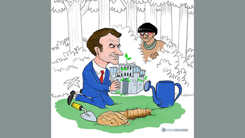 Imagem 1 -  A unidade prisional seria com 500 vagas. Além disso, com esse projeto a França ainda crava um QG militar na Amazônia, região estratégica para o mundo, a exemplo de ONGs ligadas a governos da Europa que já possuem milhares de hectares de terras na Amazônia brasileira. 