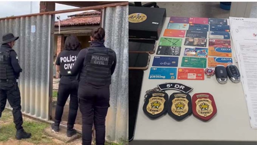 Imagem 1 -  A Polícia Civil do Rio Grande do Norte deflagrou, na manhã desta quarta-feira (21), as operações "Shadow Influence" e "Cassino Royale", para combater esquemas de lavagem de dinheiro envolvendo plataformas de apostas on-line e influenciadores digitais. Foram cumpridos 15 mandados de busca e apreensão nos estados do RN, SP, PE e MA. As ações resultaram no bloqueio de cerca de R$ 40 milhões e na apreensão de veículos de luxo, dinheiro em espécie, drogas, cartões, celulares, cigarros e documentos. Mais informações serão divulgadas ao longo do dia.