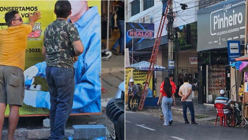 Imagem 1 -  O prazo para os comerciantes saírem das calçadas do centro e ocuparem os boxes do novo Centro Comercial de Mossoró encerra nesta sexta-feira (23). Com mais de 70% dos espaços já ocupados, o local tem movimentado o comércio e revitalizado a área central. A Prefeitura, por meio da Semsur, acompanha a transição e desmontagem das antigas barracas. Com investimento de R$ 12 milhões, a obra integra o Programa Mossoró Realiza e resolve um problema histórico de desorganização no centro da cidade.