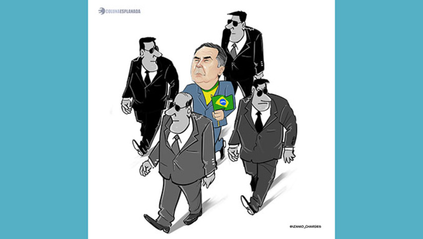 Imagem 1 -  Luís Roberto Barroso, presidente do STF, revelou a amigos numa rodinha, há dias, que não consegue mais prestigiar uma partida de futebol no Rio ou em Brasília. E só sai à rua com escolta de três seguranças. “A civilidade é algo que precisa preceder a democracia. Hoje em dia todos se acham no direito de se manifestar com grosseria”.