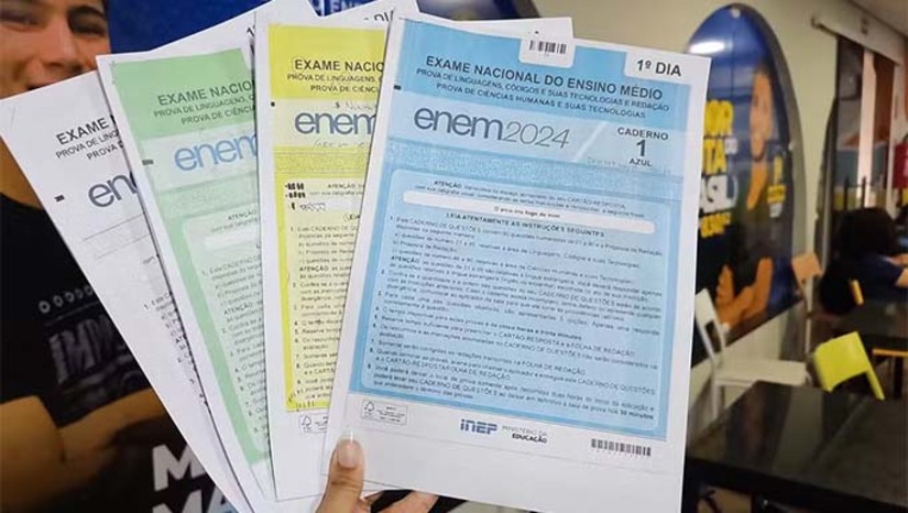 Imagem 1 - O prazo de inscrições para o Enem 2025 termina nesta sexta-feira (13), às 23h59 (horário de Brasília). Também é o último dia para solicitação de atendimento especializado e uso de nome social. As inscrições devem ser feitas pela Página do Participante, no site do Inep. A taxa de inscrição, no valor de R$ 85, pode ser paga até quarta-feira (19), exceto para estudantes de escola pública concluintes e inscritos no CadÚnico para certificação. O exame será aplicado nos dias 9 e 16 de novembro em todo o país. Imagem 1 - O prazo de inscrições para o Enem 2025 termina nesta sexta-feira (13), às 23h59 (horário de Brasília). Também é o último dia para solicitação de atendimento especializado e uso de nome social. As inscrições devem ser feitas pela Página do Participante, no site do Inep. A taxa de inscrição, no valor de R$ 85, pode ser paga até quarta-feira (19), exceto para estudantes de escola pública concluintes e inscritos no CadÚnico para certificação. O exame será aplicado nos dias 9 e 16 de novembro em todo o país.