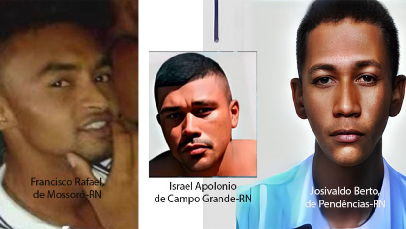 Imagem 1 -  De Mossoró, a Polícia registrou assassinato do pintor Francisco Rafael Gomes de Melo, de 31 anos, no início da tarde deste domingo, 6, no bairro Santo Antônio.  Já em Campo Grande, Israel Apolônio da Silva, o Bibi, de 31 anos, foi executado por volta de meia-noite deste domingo, dentro de casa, no bairro Alto da Esperança.  Em Pendências, Josivaldo de Berto lemos, de 29 nos, foi morto a tiros durante a madrugada, na comunidade de Boa Vista, que fica nas margens da RN118.