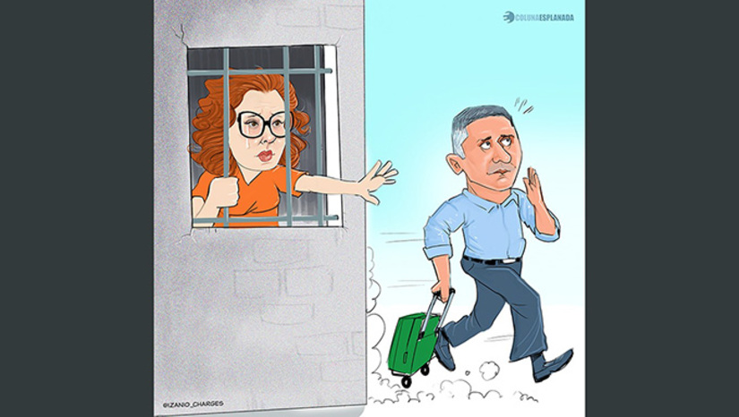 Imagem 1 -  As autoridades italianas não estão dispostas a segurar a ítala-brasileira, condenada a 10 anos de prisão pela suprema Corte do Brasil, num momento em que o Governo de Giorgia Meloni acaba de restringir fortemente a concessão de dupla cidadania. O exemplo será dado. Ao contrário de casos anteriores de Salvatore Cacciola e de Henrique Pizzolato, cuja extradição demorou mais de ano, Zambelli pode voltar bem mais cedo para estrear uma cela no Brasil.