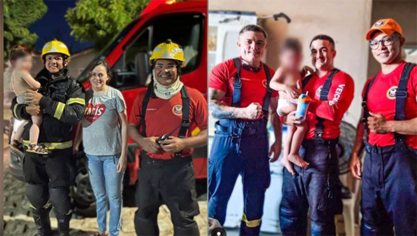 Imagem 1 - O Corpo de Bombeiros do RN resgatou duas crianças de 2 anos em situações diferentes nesta quarta-feira (30). Em Apodi, a criança ficou trancada sozinha no segundo andar de uma casa em obras e foi retirada com segurança pelos bombeiros. Em Mossoró, outro menino ficou preso dentro de um carro com a chave no interior; a equipe conseguiu abrir o veículo sem danos. Ambos foram salvos ilesos. As ocorrências reforçam o alerta para cuidados com crianças pequenas, como evitar deixá-las sozinhas e manter objetos perigosos fora do alcance. Imagem 1 - O Corpo de Bombeiros do RN resgatou duas crianças de 2 anos em situações diferentes nesta quarta-feira (30). Em Apodi, a criança ficou trancada sozinha no segundo andar de uma casa em obras e foi retirada com segurança pelos bombeiros. Em Mossoró, outro menino ficou preso dentro de um carro com a chave no interior; a equipe conseguiu abrir o veículo sem danos. Ambos foram salvos ilesos. As ocorrências reforçam o alerta para cuidados com crianças pequenas, como evitar deixá-las sozinhas e manter objetos perigosos fora do alcance.