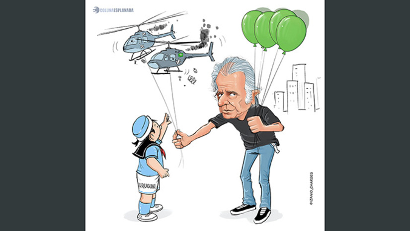 Imagem 1 - Segundo consta, as aeronaves estão em boas condições de voo e têm sido utilizadas, principalmente, na instrução e na formação de oficiais aviadores. O ministro José Múcio explicou que a doação “busca fortalecer a Armada Uruguaia no cenário sul-americano, favorecendo o sucesso de operações conjuntas com a Marinha do Brasil”. Imagem 1 - Segundo consta, as aeronaves estão em boas condições de voo e têm sido utilizadas, principalmente, na instrução e na formação de oficiais aviadores. O ministro José Múcio explicou que a doação “busca fortalecer a Armada Uruguaia no cenário sul-americano, favorecendo o sucesso de operações conjuntas com a Marinha do Brasil”.