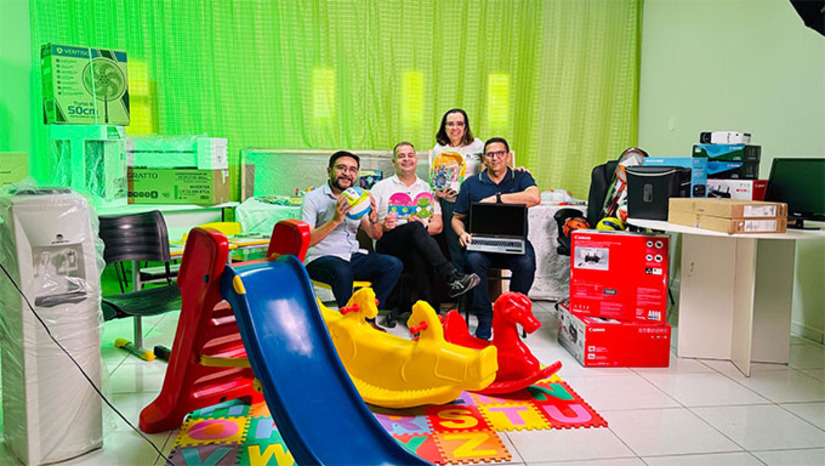 Imagem 1 -  O valor será aplicado em equipamentos para modernizar e equipar todas as escolas da rede pública municipal. O objetivo é proporcionar mais conforto, estrutura e tecnologia para alunos e professores, fortalecendo o processo de ensino-aprendizagem.