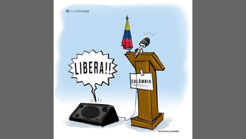 Imagem 1 -  Gustavo Petro, presidente da Colômbia e ex-guerrilheiro do M19, defendeu a legalização da cocaína em evento em Manaus (AM), em que participou o presidente Lula da Silva. A declaração veio no mesmo dia em que os EUA estacionaram navios de guerra na costa da Venezuela como recado ao tráfico de drogas. Na Câmara, parlamentares da oposição apresentaram Moção de Repúdio às declarações do presidente colombiano.