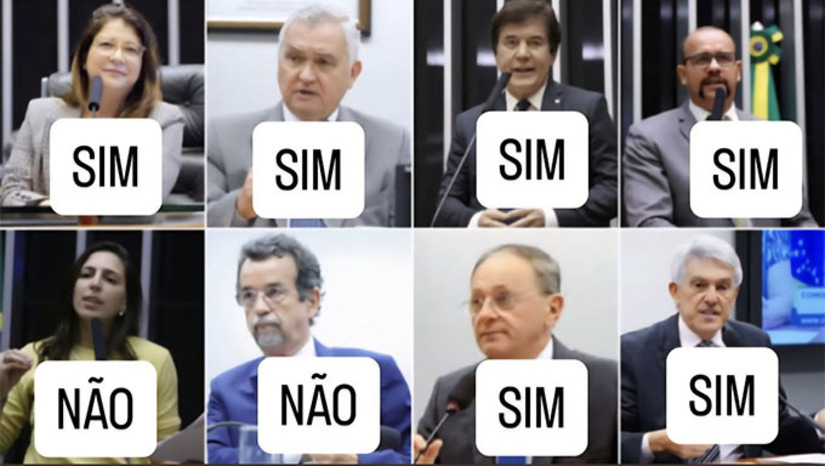 Imagem 1 - A Câmara dos Deputados aprovou a PEC da Blindagem, que dificulta a abertura de processos criminais e prisões contra parlamentares, com 344 votos favoráveis e 133 contrários. Dos oito deputados federais do RN, apenas Natália Bonavides e Fernando Mineiro (PT) votaram contra. Votaram a favor os deputados João Maia (PP), General Girão (PL), Sargento Gonçalves (PL), Robinson Faria (PP), Benes Leocádio (União Brasil) e Carla Dickson (União Brasil). A proposta estabelece que deputados e senadores só poderão ser presos ou processados com autorização prévia de suas Casas. Após a aprovação, a PEC segue para análise no Senado. Imagem 1 - A Câmara dos Deputados aprovou a PEC da Blindagem, que dificulta a abertura de processos criminais e prisões contra parlamentares, com 344 votos favoráveis e 133 contrários. Dos oito deputados federais do RN, apenas Natália Bonavides e Fernando Mineiro (PT) votaram contra. Votaram a favor os deputados João Maia (PP), General Girão (PL), Sargento Gonçalves (PL), Robinson Faria (PP), Benes Leocádio (União Brasil) e Carla Dickson (União Brasil). A proposta estabelece que deputados e senadores só poderão ser presos ou processados com autorização prévia de suas Casas. Após a aprovação, a PEC segue para análise no Senado.