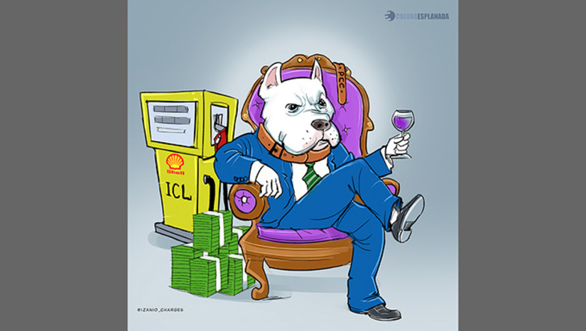 Imagem 1 - O time de Pitbull processava o Instituto Combustível Legal (ICL), que associava a Copape ao crime organizado. Até conseguiu na Justiça uma liminar que proibia o presidente do ICL, Emerson Kapaz, de mencionar a ligação em público. A virada ocorreu quando a PF comprovou o envolvimento da Copape com o PCC. Agora, Pitbull trabalha para Kapaz, o inimigo que antes combatia. Imagem 1 - O time de Pitbull processava o Instituto Combustível Legal (ICL), que associava a Copape ao crime organizado. Até conseguiu na Justiça uma liminar que proibia o presidente do ICL, Emerson Kapaz, de mencionar a ligação em público. A virada ocorreu quando a PF comprovou o envolvimento da Copape com o PCC. Agora, Pitbull trabalha para Kapaz, o inimigo que antes combatia.