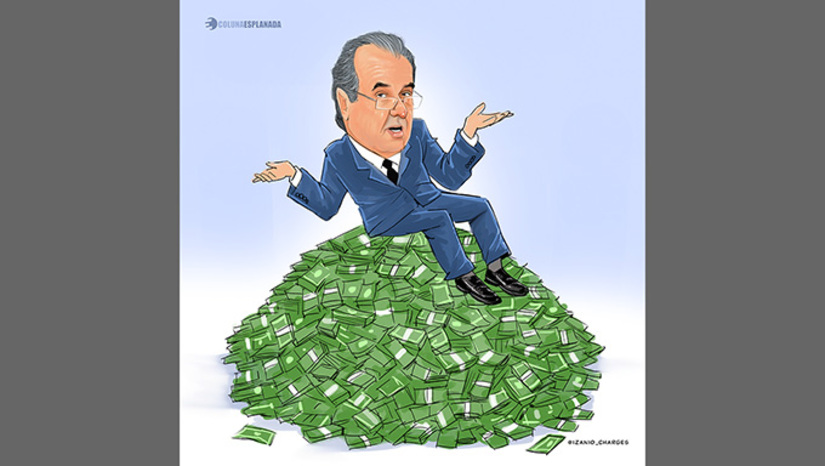 Imagem 1 -  denunciado pelo MP e virou réu acusado de receber propinas de empreiteiras e empresas de ônibus em governos passados, para endossar contratos supostamente irregulares. Segundo investigadores, Graciosa teria tentado esconder 3 milhões de euros (perto de R$ 20 milhões) em doação ao Instituto Caritas do Vaticano, em Roma. O MPF cobra agora a devolução do dinheiro. O advogado de Graciosa, Marcelo Leal, defende a licitude dos valores, e alega que o dinheiro é da venda de uma rádio em 1998.