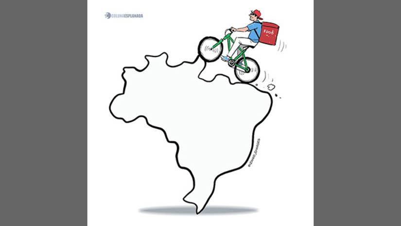 Imagem 1 -  Os dados fazem parte do módulo “Trabalho por meio de plataformas digitais 2024” da PNAD Contínua, desenvolvido em parceria com a Unicamp e o Ministério Público do Trabalho. A pesquisa também mostra que 58,3% atuam em aplicativos de transporte, 29,3% em entregas de comida e produtos e 17,8% em serviços gerais ou profissionais