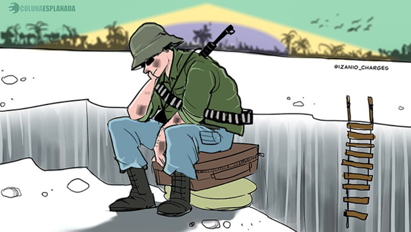 Imagem 1 - Os mercenários brasileiros que aceitaram lutar pela Ucrânia na guerra contra a Rússia estão comendo o pão que o diabo amassou para poderem retornar ao Brasil. A Ucrânia não paga os salários de 22 mil prometidos, retém os passaportes e os deixam no front da guerra, em especial na fronteira com a Polônia Imagem 1 - Os mercenários brasileiros que aceitaram lutar pela Ucrânia na guerra contra a Rússia estão comendo o pão que o diabo amassou para poderem retornar ao Brasil. A Ucrânia não paga os salários de 22 mil prometidos, retém os passaportes e os deixam no front da guerra, em especial na fronteira com a Polônia