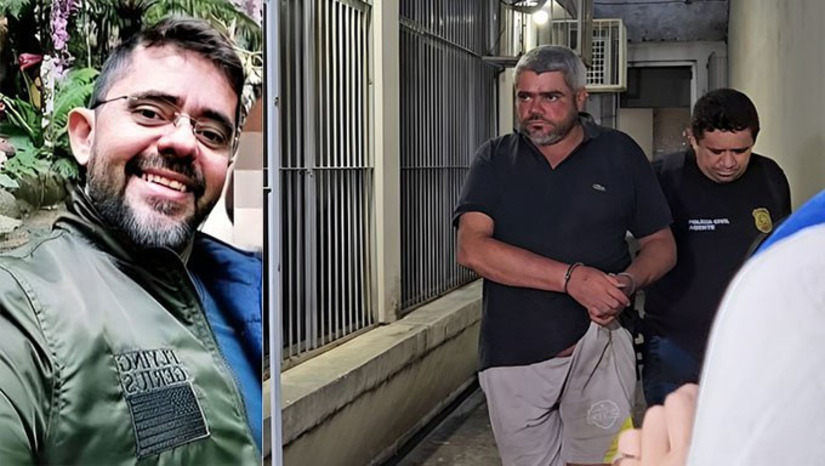 Imagem 1 -  Julgamento está previsto para o dia 19 de novembro, no Fórum Municipal Desembargador Silveira Martins. Christian Noronha foi morto com uma facada no inicio da manhã do dia 20 de março de 2025, dentro da loja de sua propriedade no Centro de Mossoró. O acusado Francisco Antônio de Melo Gonçalves, de 41 anos, o Pernalonga, foi preso em flagrante e desde então aguarda ser julgado pela sociedade mossoroense.