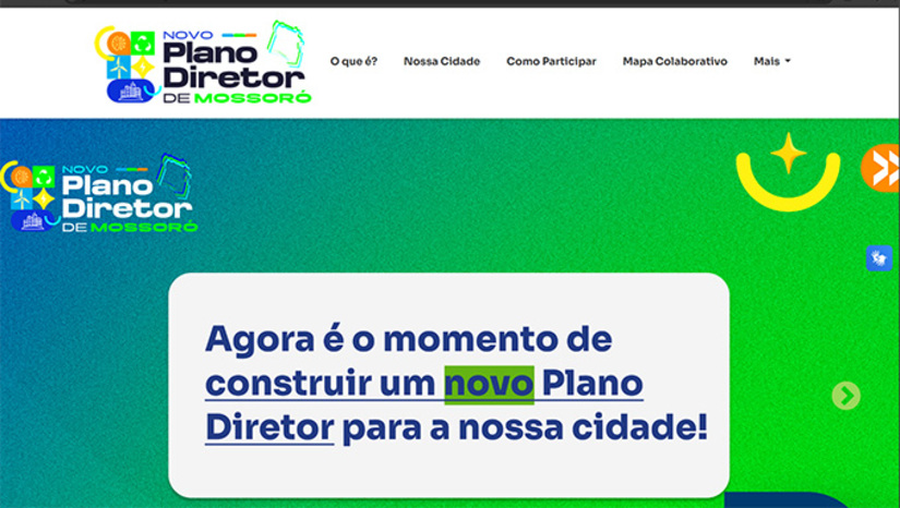 Imagem 1 -  O trabalho técnico de levantamento de dados e análises jurídicas do que foi feito de março DE 2025 aos dias atuais pode ser acompanhado pela sociedade mossoroense através do site da Prefeitura de Mossoró. Segundo os coordenadores pelo trabalho de atualização do Plano Diretor de Mossoró, o cidadão também pode opinar. “Isso contribui para um plano mais eficiente, representativo e com mais legitimidade social”, destaca Mariane Maia, da comissão Executiva de Colega de Dados para a Revisão do Plano Diretor. Veja como.