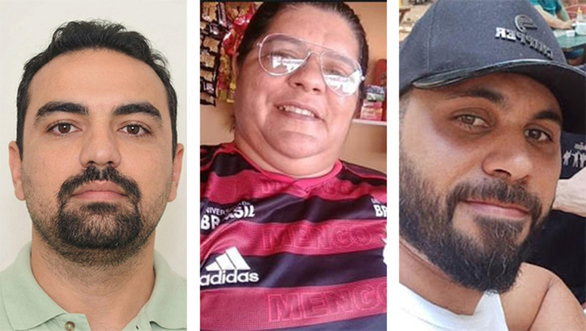 Imagem 1 - Nelson Rodrigues da Silva, de 35 anos, foi morto a tiros na BR 110, na noite de sexta para o sábado, 29. Já a comerciante Míriam Virgilia da Silva, de 45 anos, foi assassinada na Maisa, na madrugada do domingo, 30. Um menor detido pela PM teria confessado participação neste crime. O terceiro caso teve como vítima Felipe Fonseca dos Santos, de 36 anos, morto na zona rural de Assu, na noite deste domingo, 30. Os três casos estão com a Polícia Civil. Imagem 1 - Nelson Rodrigues da Silva, de 35 anos, foi morto a tiros na BR 110, na noite de sexta para o sábado, 29. Já a comerciante Míriam Virgilia da Silva, de 45 anos, foi assassinada na Maisa, na madrugada do domingo, 30. Um menor detido pela PM teria confessado participação neste crime. O terceiro caso teve como vítima Felipe Fonseca dos Santos, de 36 anos, morto na zona rural de Assu, na noite deste domingo, 30. Os três casos estão com a Polícia Civil.