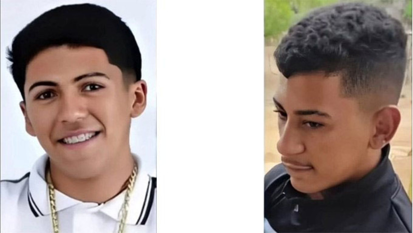 Imagem 1 -  Pedro Rafael da Silva, de 19 anos Cleidione Douglas da Silva, de 17 anos, saíram de casa numa motocicleta com destino a BR 226 e não mais foram vistos. Os familiares encontraram a motocicleta queimada e pedem ajuda a população, através das redes sociais, para localizar os dois. A Policia Civil confirma que está investigando o desaparecimento dos dois. Contato para informações: 84 98832 4922 e 84 99964 2381