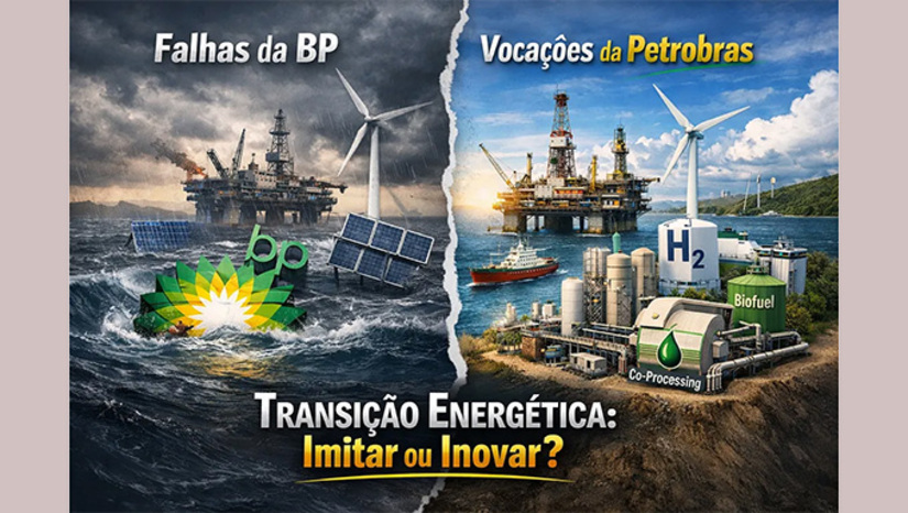 Imagem 1 -  A companhia entrou nas renováveis como compensação estratégica para fragilidades crescentes no seu upstream, especialmente no Golfo do México e no Mar do Norte, com dificuldades de reposição de reservas, custos elevados e retorno decrescente sobre o capital investido. Em vez de integrar a transição às suas competências técnicas, optou por deslocar capital para um setor, solar, altamente comoditizado, dependente de subsídios e com margens estruturalmente baixas.