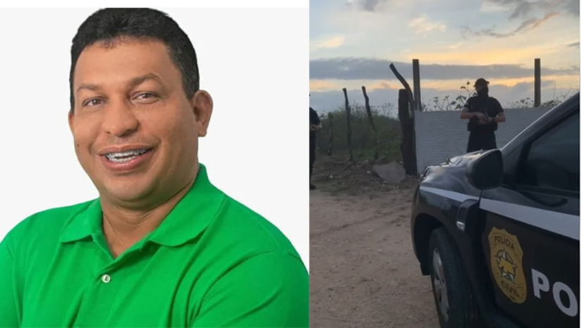 Imagem 1 - Durante o cumprimento das medidas judiciais, Fernando Batista Damasceno, mais conhecido como Fernando de Canto de Moça, do MDB, foi preso em flagrante por arremessar para fora de sua residência valores em dinheiro e um aparelho celular, na tentativa de ocultar provas, numa investigação do Ministério Público Estadual que o implica líder de uma organização criminosa estruturada para intimidar adversários políticos e práticas de outros ilícitos, contando com núcleo armado composto por policial militar e vereadores do município. Mais informações em instante. Imagem 1 - Durante o cumprimento das medidas judiciais, Fernando Batista Damasceno, mais conhecido como Fernando de Canto de Moça, do MDB, foi preso em flagrante por arremessar para fora de sua residência valores em dinheiro e um aparelho celular, na tentativa de ocultar provas, numa investigação do Ministério Público Estadual que o implica líder de uma organização criminosa estruturada para intimidar adversários políticos e práticas de outros ilícitos, contando com núcleo armado composto por policial militar e vereadores do município. Mais informações em instante.