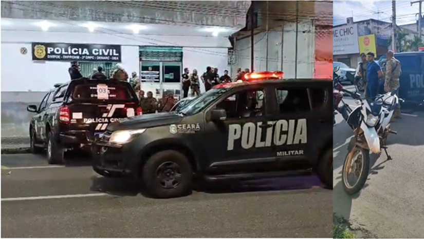 Imagem 1 -  O ataque aconteceu na madrugada do dia 6 de outubro de 2025, no Centro de Caraúbas-RN. Na ocasião, dois suspeitos usando mascaras e armados, chegaram juntando o portão da casa e da clinica do casal e, em seguida, efetuaram dezenas de tiros. A investigação da Policia Civil apontou que o atentado foi protagonizado por dois PMs do Estado do Ceará, solicitou e a Justiça determinou a prisão preventiva dos dois. As ordens judiciais foram cumpridas pela Policia Civil com apoio do Bope do Estado do Ceará.