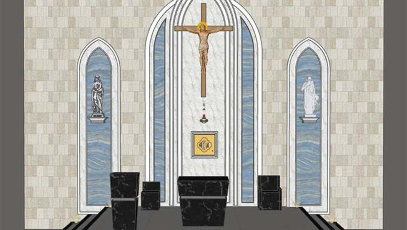 Imagem 1 - Segundo o pároco da Catedral e vigário geral da Diocese, padre Antoniel Alves, o objetivo da revitalização é tornar o espaço litúrgico mais acolhedor para a fé cristã. “Esta obra faz parte de um plano maior de melhorias da nossa Paróquia, que inclui o Centro Administrativo da Catedral e futuras reformas da Capela da Ilha e acessibilidade da Catedral”, explicou. A Capela Nossa Senhora do Perpétuo Socorro foi inaugurada em 1954. Está situada à Rua Desembargador Dionísio Filgueira, no Centro de Mossoró. Imagem 1 - Segundo o pároco da Catedral e vigário geral da Diocese, padre Antoniel Alves, o objetivo da revitalização é tornar o espaço litúrgico mais acolhedor para a fé cristã. “Esta obra faz parte de um plano maior de melhorias da nossa Paróquia, que inclui o Centro Administrativo da Catedral e futuras reformas da Capela da Ilha e acessibilidade da Catedral”, explicou. A Capela Nossa Senhora do Perpétuo Socorro foi inaugurada em 1954. Está situada à Rua Desembargador Dionísio Filgueira, no Centro de Mossoró.