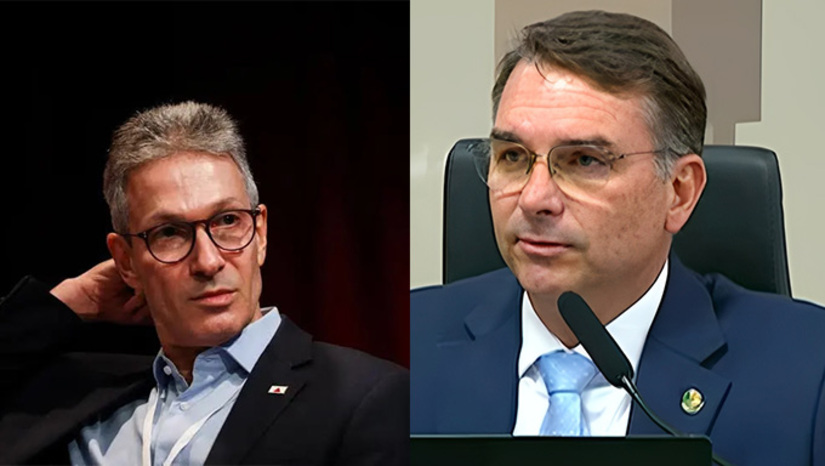 Imagem 1 -  O senador Flávio Bolsonaro (PL-RJ) deve anunciar ainda no fim deste mês o vice na chapa, antes das convenções partidárias. Romeu Zema (Novo), que está bem avaliado em Minas Gerais, ganhou força no núcleo do filho 01 do ex-presidente Jair Bolsonaro. Zema, hoje, é candidato ao Senado – mas quem o escuta de perto sabe que topa a chapa. Pesa a seu favor, também, o pragmatismo político no discurso ferrenho contra o PT e o presidente da República, Lula da Silva. Além disso, Minas tem o 2º colégio eleitoral do País e sempre é fiel da balança. Em outra frente, o cacique do PL, Valdemar da Costa, cita a senadora Teresa Cristina, do Mato Grosso do Sul, como uma potencial vice. Mais, na COLUNA ESPLANADA