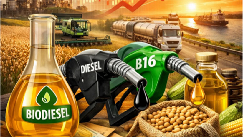 Imagem 1 - O biodiesel brasileiro costuma ter custo superior ao do diesel mineral. Isso ocorre principalmente porque sua principal matéria-prima é o óleo de soja, um produto com preço elevado e fortemente influenciado pelo mercado internacional de alimentos. Esse detalhe muda completamente a natureza do debate. Mais de 65% do biodiesel produzido no Brasil utiliza óleo de soja. Ao aumentar a mistura obrigatória, o governo cria uma demanda garantida por lei para essa matéria-prima. Em outras palavras, estabelece um mercado cativo. Isso significa que a política de biodiesel não é apenas uma política energética. É também uma política agrícola e industrial. E isso tem consequências. Imagem 1 - O biodiesel brasileiro costuma ter custo superior ao do diesel mineral. Isso ocorre principalmente porque sua principal matéria-prima é o óleo de soja, um produto com preço elevado e fortemente influenciado pelo mercado internacional de alimentos. Esse detalhe muda completamente a natureza do debate. Mais de 65% do biodiesel produzido no Brasil utiliza óleo de soja. Ao aumentar a mistura obrigatória, o governo cria uma demanda garantida por lei para essa matéria-prima. Em outras palavras, estabelece um mercado cativo. Isso significa que a política de biodiesel não é apenas uma política energética. É também uma política agrícola e industrial. E isso tem consequências.