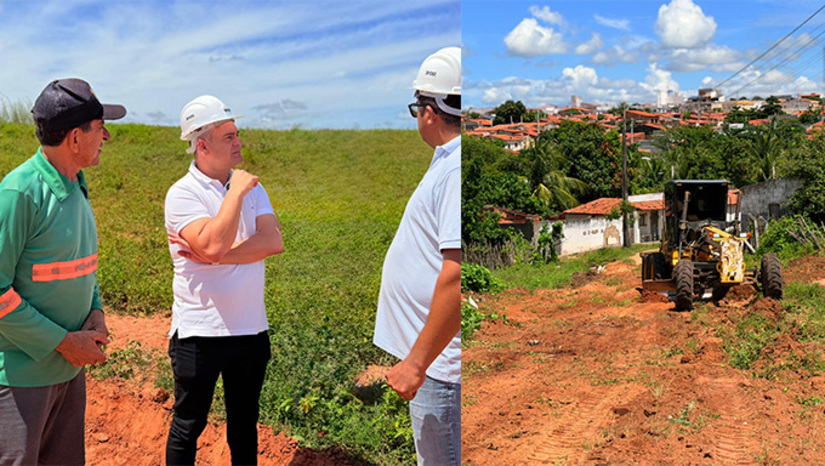 Imagem 1 -  Os trabalhos começaram pelos bairros Lagoa Seca, Baixa do CAIC, Garilândia e Bacurau II, com ações de retirada de entulhos, limpeza de vias e organização dos espaços públicos. A previsão é que essa primeira etapa seja concluída até a próxima quinta-feira.