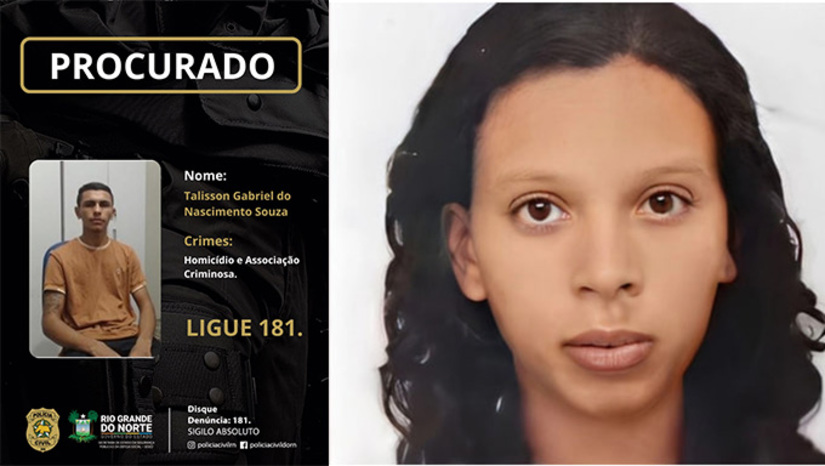   A Polícia Civil do Rio Grande do Norte deflagrou, nesta terça-feira (12), a “Operação Vendetta”, com o objetivo de cumprir três mandados de prisão temporária e cinco mandados de busca e apreensão domiciliar no âmbito da investigação que apura o homicídio de Luciana Karoline da Silva, de 26 anos, ocorrido ao lado do Posto Brasil, bairro Bela Vista, em Mossoró-RN.  Durante a ação, foram cumpridos todos os mandados de busca e apreensão e efetuadas duas prisões temporárias, em desfavor de dois homens, de 20 e 19 anos.  O terceiro investigado, identificado como Talisson Gabriel do Nascimento Souza, de 21 anos, não foi localizado e é considerado foragido da Justiça.