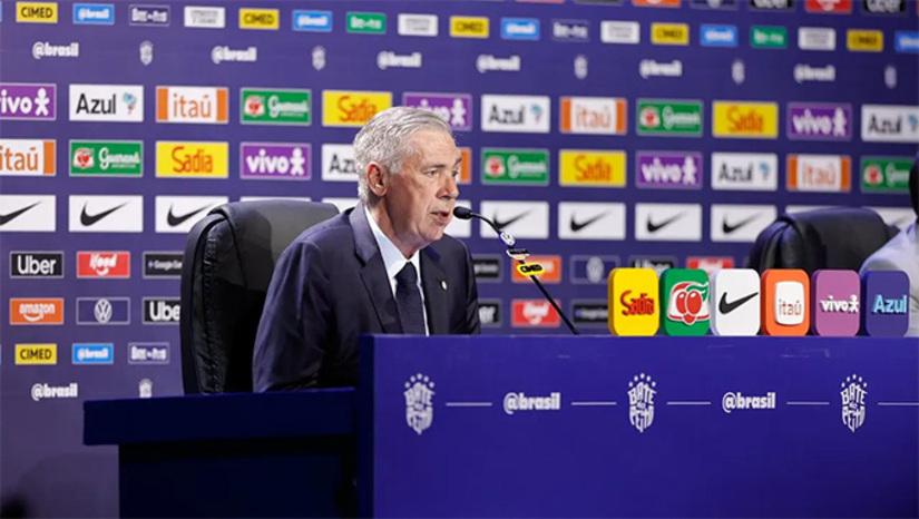   Na conversa com os jornalistas a convocação de Neymar foi um dos principais temas. E Ancelotti afirmou que o atacante do Santos pode ser útil no Mundial: “Escolhemos Neymar não porque pensamos que vai ser um bom reserva, e sim porque pode trazer suas qualidades para a equipe, mesmo que jogue um minuto. Escolhemos esses jogadores porque estão certos que vão ajudar. Quanto tempo? Não sei”.