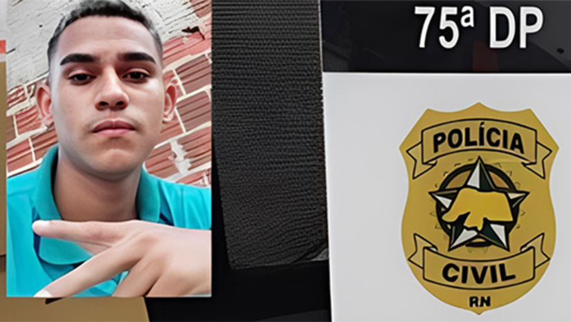 Imagem 1 -  Marcos Vinícius Caiana da Silva, de 21 anos, conhecido como "Morcegão", era apontado como autor de homicídios em diversas cidades da região.  A ação teve início após a 5ª Delegacia Regional de Polícia Civil, com sede em Patu, receber informações precisas sobre o paradeiro do suspeito em Caraúbas. Diante do risco, o delegado regional Rafael Laboisiére e o delegado municipal Alexandre articularam um cerco integrado com o apoio das guarnições da Polícia Militar de Campo Grande, Patu e Caraúbas.