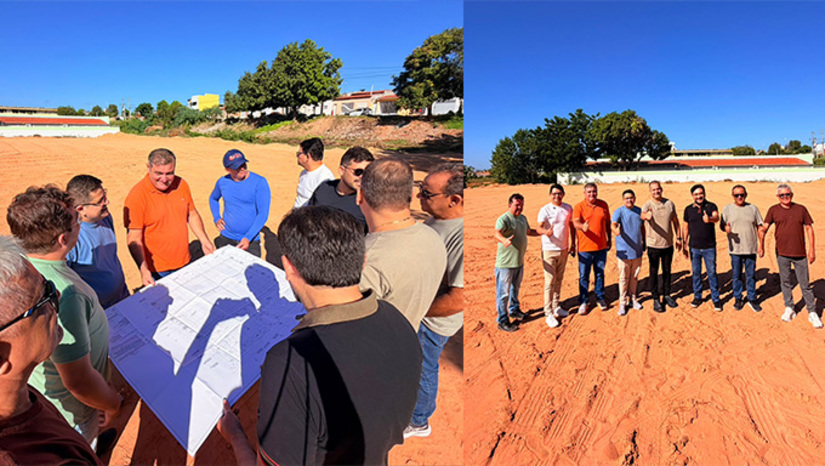   Após a conclusão dos serviços de movimentação de terra, os trabalhos avançam para a fase estrutural da praça, que contará com espaços destinados ao lazer, à convivência e à prática esportiva, beneficiando diretamente moradores da Baixa do CAIC, Lagoa Seca, Bacurau II e Garilândia.  Com investimento superior a R$ 1,5 milhão, a obra representa um importante avanço para a qualidade de vida da população, promovendo inclusão social, valorização dos espaços públicos e novas oportunidades de integração comunitária.