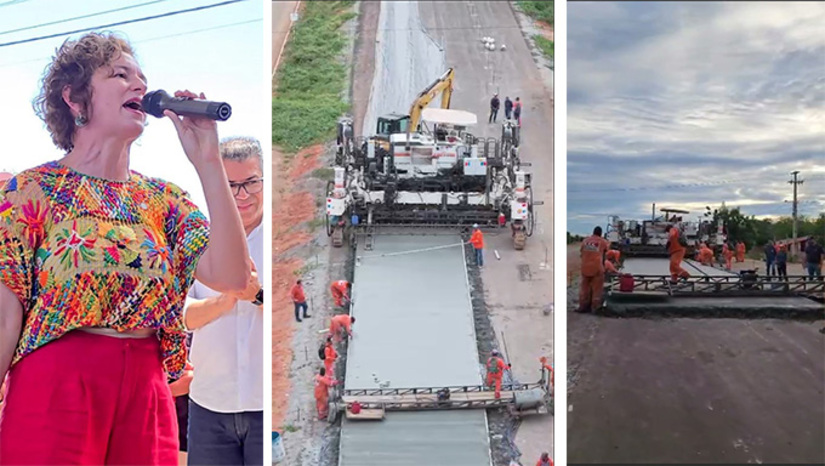   O Secretário Estadual de Infraestrutura, Gustavo Coelho, assegurou a deputada estadual isolda Dantas, do PT, que o primeiro trecho de 10 km de pista duplicada da duplicação da BR 304 será entregue nos próximos quinze dias. Orçado em R$ 367,5 milhões, a previsão contratual é o primeiro lote de 57,6km, entre as cidades de Assu e Mossoró, ficar pronto em 3 anos. Meta do Governo Federal é duplicar os 418km, que compreende entre Macaíba, no RN, e Beberibe, no Ceará.