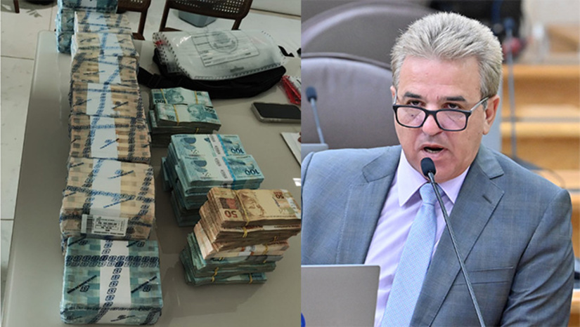   Dinheiro em espécie foi apreendido na casa do político pela Polícia Federal, na operação Sem Lastro, realizada no início da manhã desta segunda0-feira, dia 14 de setembro de 2026. Os federais investigam possíveis crimes de falsidade ideológica e possíveis uso de recursos não declarados na campanha eleitoral do parlamentar. Em Nota, Luiz Eduardo diz que vai comprovar a origem lícita dos recursos às autoridades competentes.