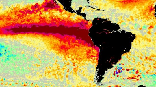   Um relatório da Universidade de Chicago projeta 451 mil mortes no mundo até fevereiro de 2027 devido ao calor extremo do Super El Niño, sendo o Brasil o quinto país mais afetado, com 13,3 mil óbitos previstos. O fenômeno atingirá principalmente as regiões Norte e Nordeste, com destaque para o estado do Pará, onde são estimadas 2,3 mil mortes no verão. O documento destaca o Sul global como a área mais vulnerável a esse aumento drástico de dias excessivamente quentes.