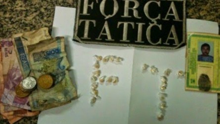  PM prende mossoroense por tráfico de drogas no Santo Antônio