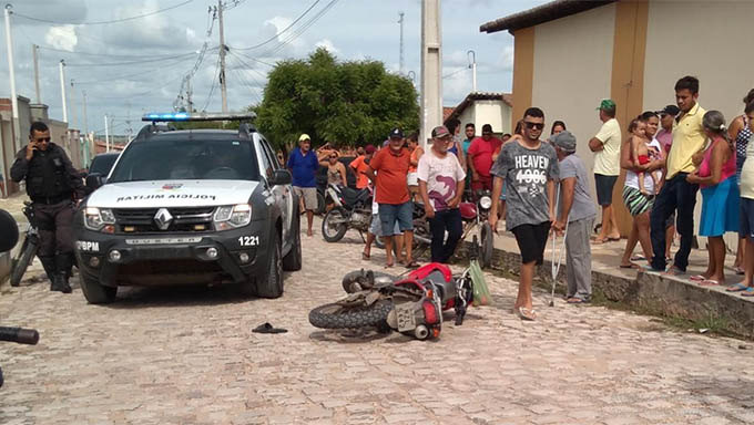 Imagem 1 -  Operário é morto a tiros em via pública na cidade de Upanema