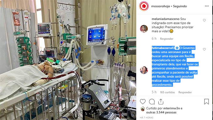 Imagem 1 -  Médico mossoroense chora por não poder fazer transplante de menina 